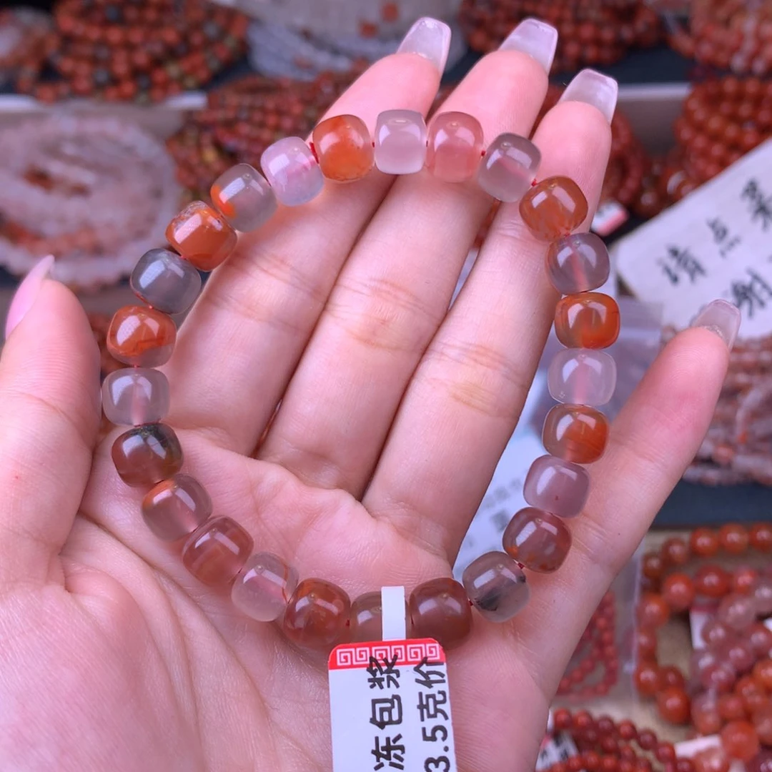 未镶嵌手链南红玛瑙卡8.8