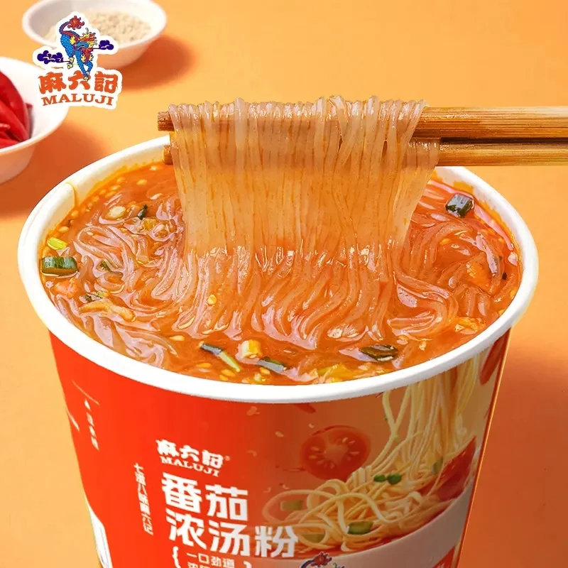 麻六记【番茄浓汤粉】酸甜解腻小杯装不辣解腻轻负担