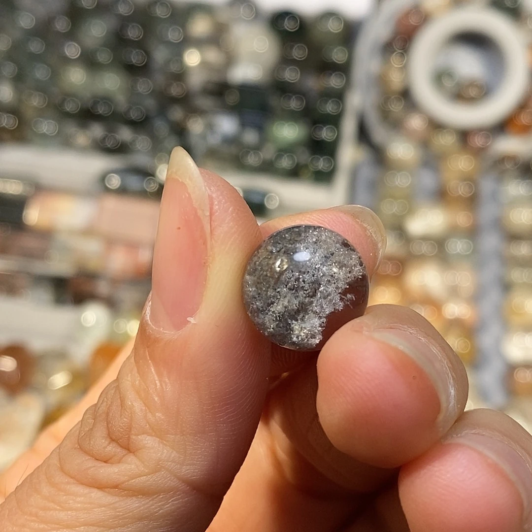烟晶手链未镶嵌卡12.9放漏
