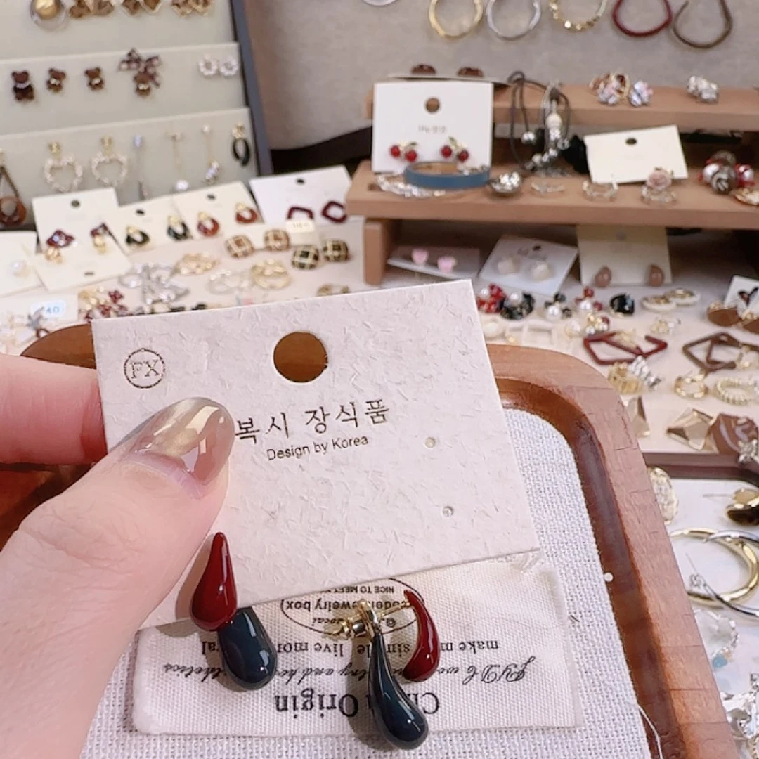仿珍珠铜合金925银耳钉