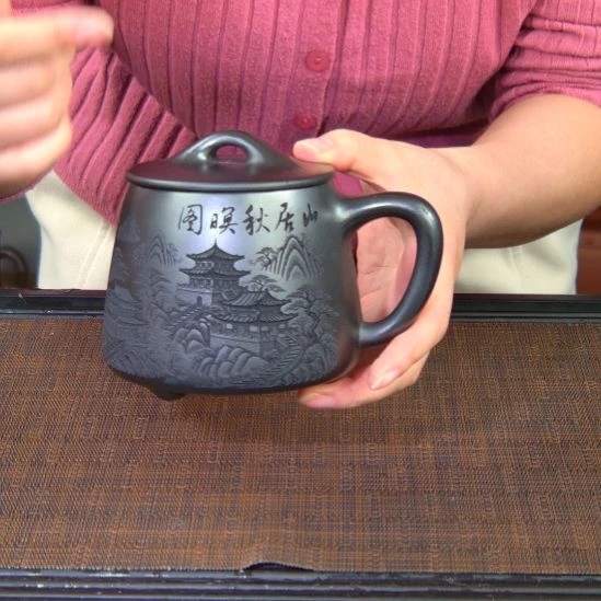 紫砂茶杯高货放漏