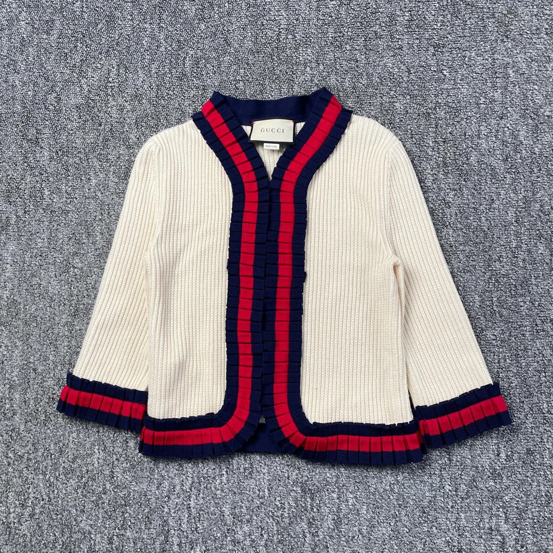 99新 GUCCI/古驰 3672/GUCCI 白色宽松毛衣外套/XXS码/98新/公价