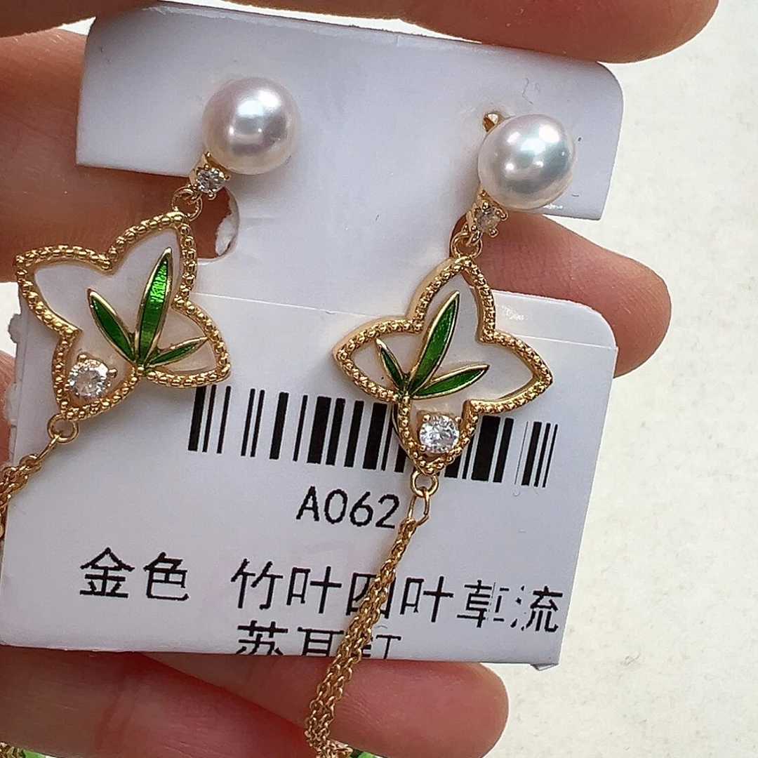 淡水珍珠耳饰未镶嵌