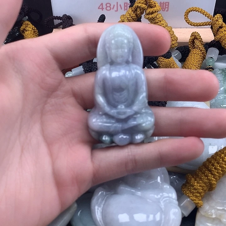 翡翠未镶嵌颈饰天然保真a货翡翠