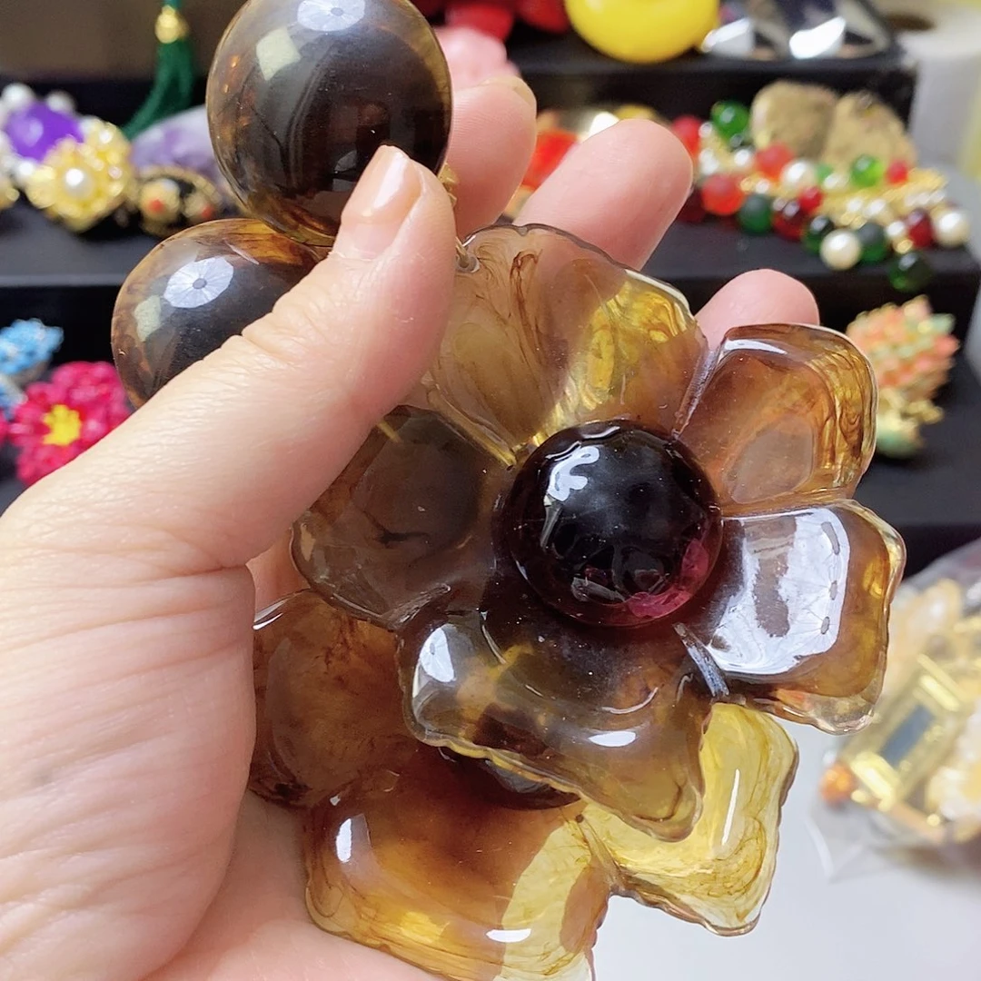 ㊎***道纯铜锆石合金耳夹