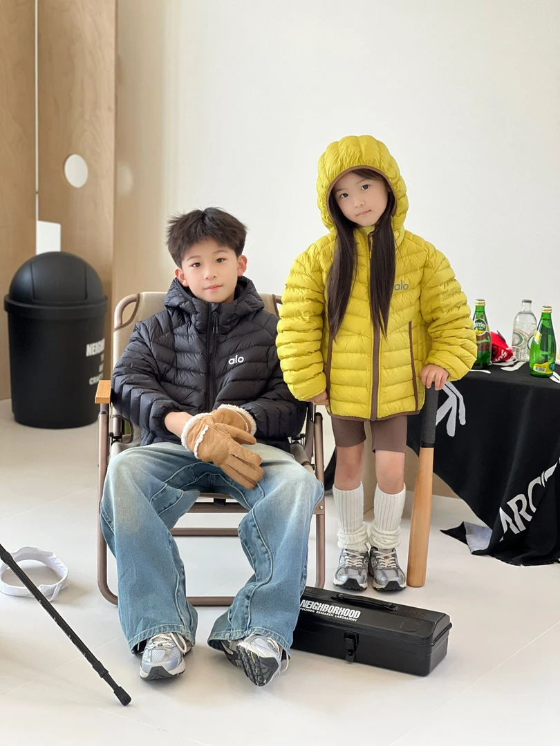 童装儿童90羽绒服新款男童女童中大童洋气轻薄羽绒外套连帽