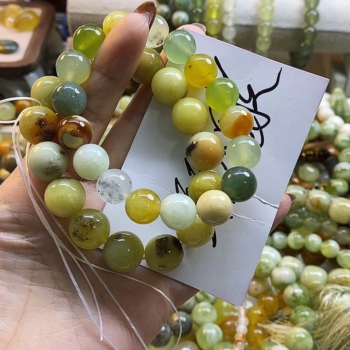 未镶嵌蛇纹石玉手镯小*