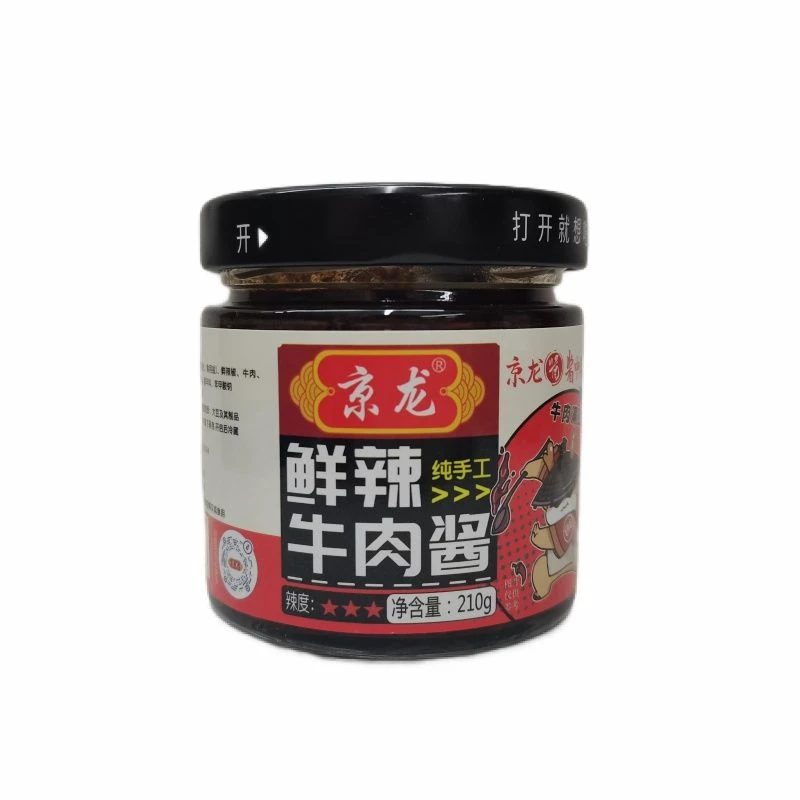 京龙鲜辣牛肉酱210g/份