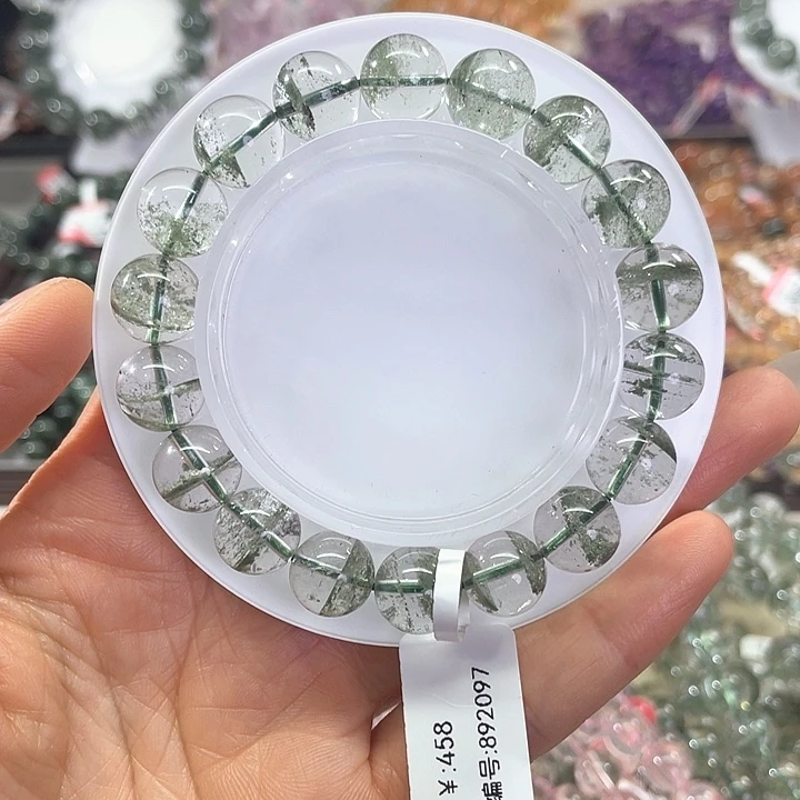 水晶手链未镶嵌绿幽灵10.5m