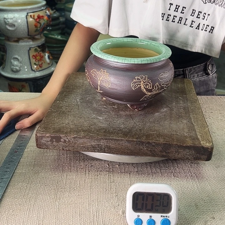泳坤堂石湾盆陶瓷