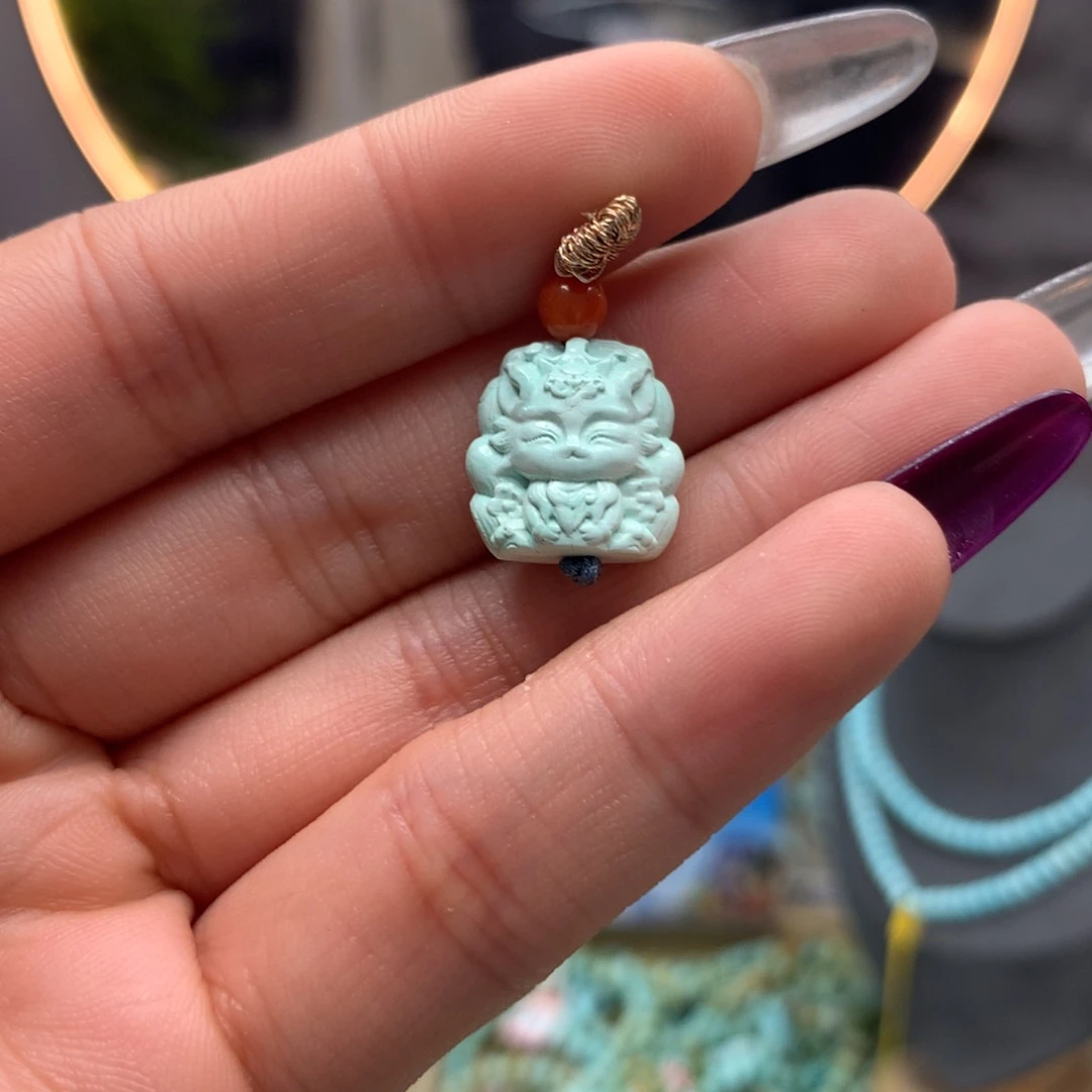 绿松石挂件未镶嵌