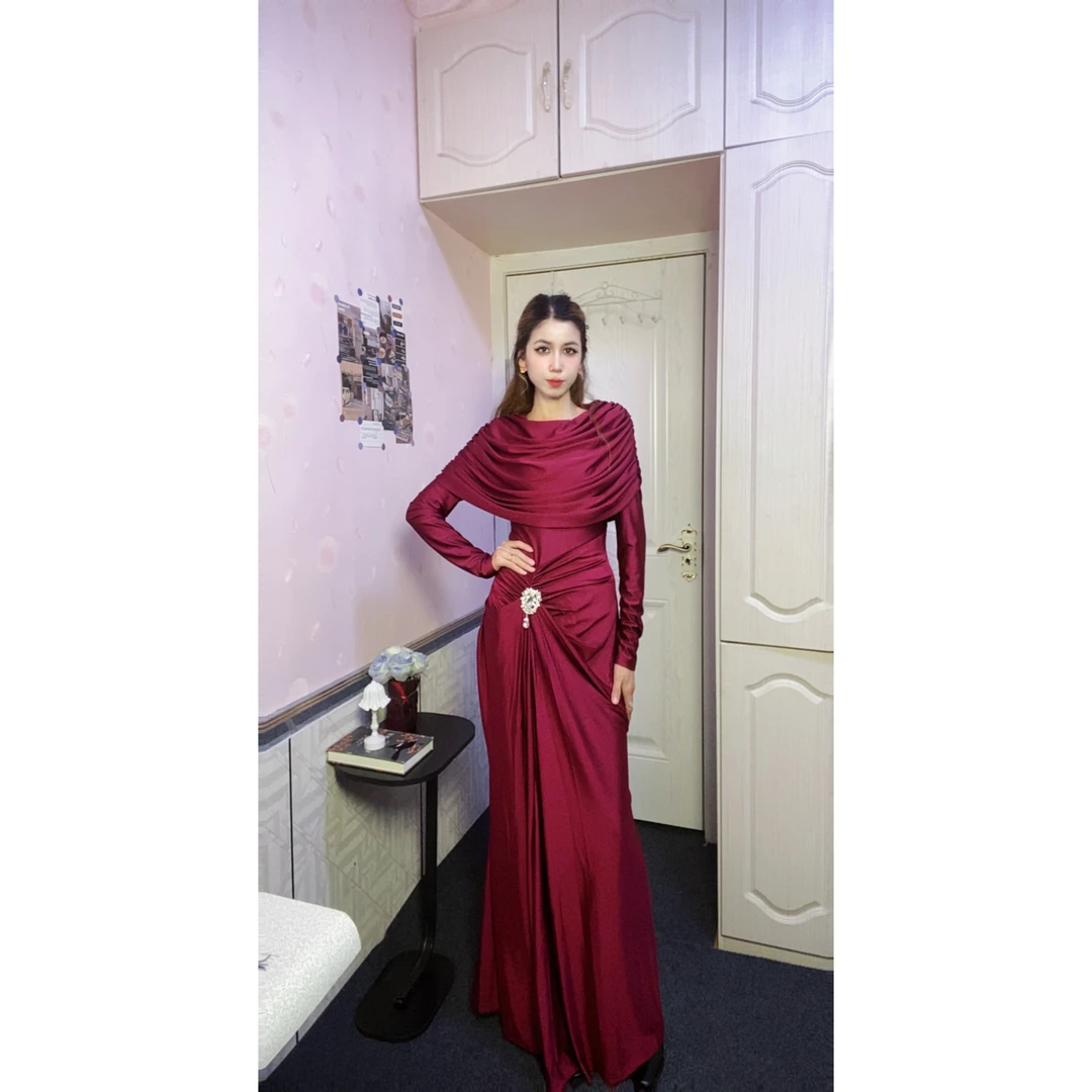 018【包邮】新款小众设计款女高级装连衣裙