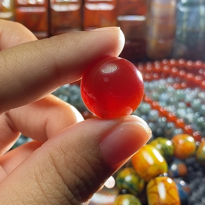 茶***玛瑙/玉髓未镶嵌颈饰