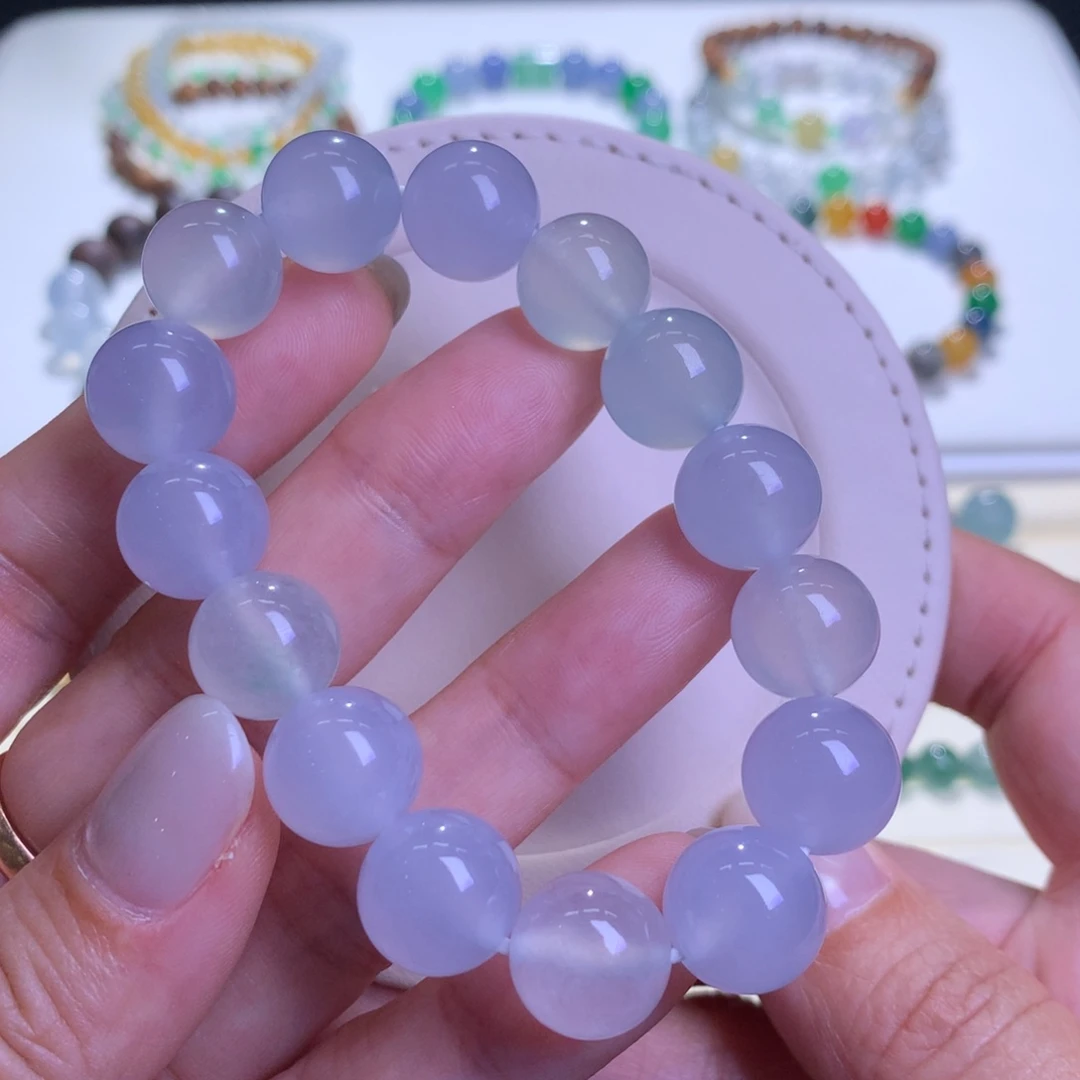 未镶嵌手链翡翠翡翠手串卡12.5