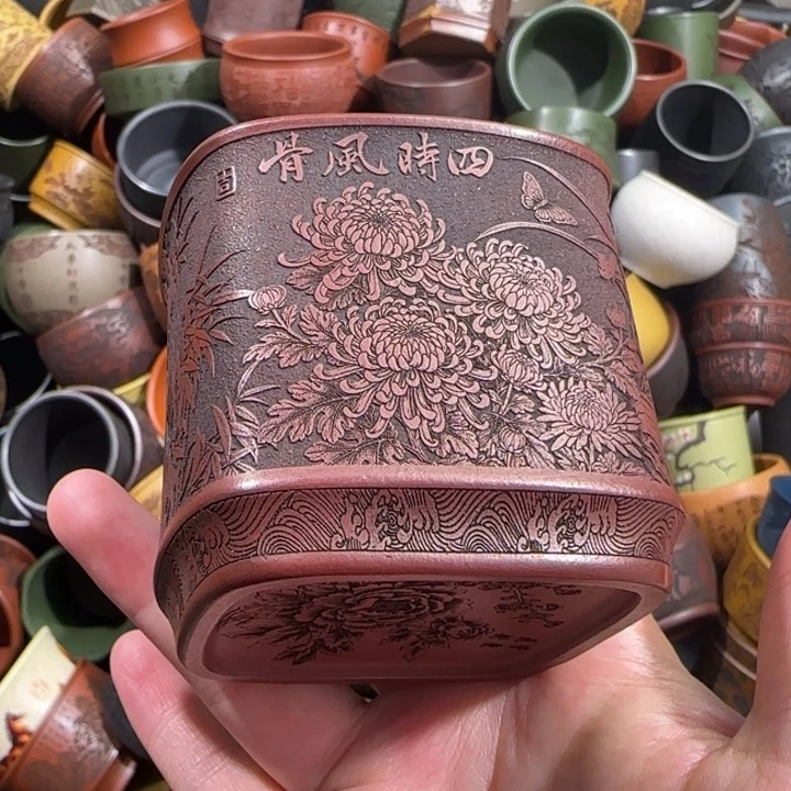 茶杯紫砂全手工紫砂