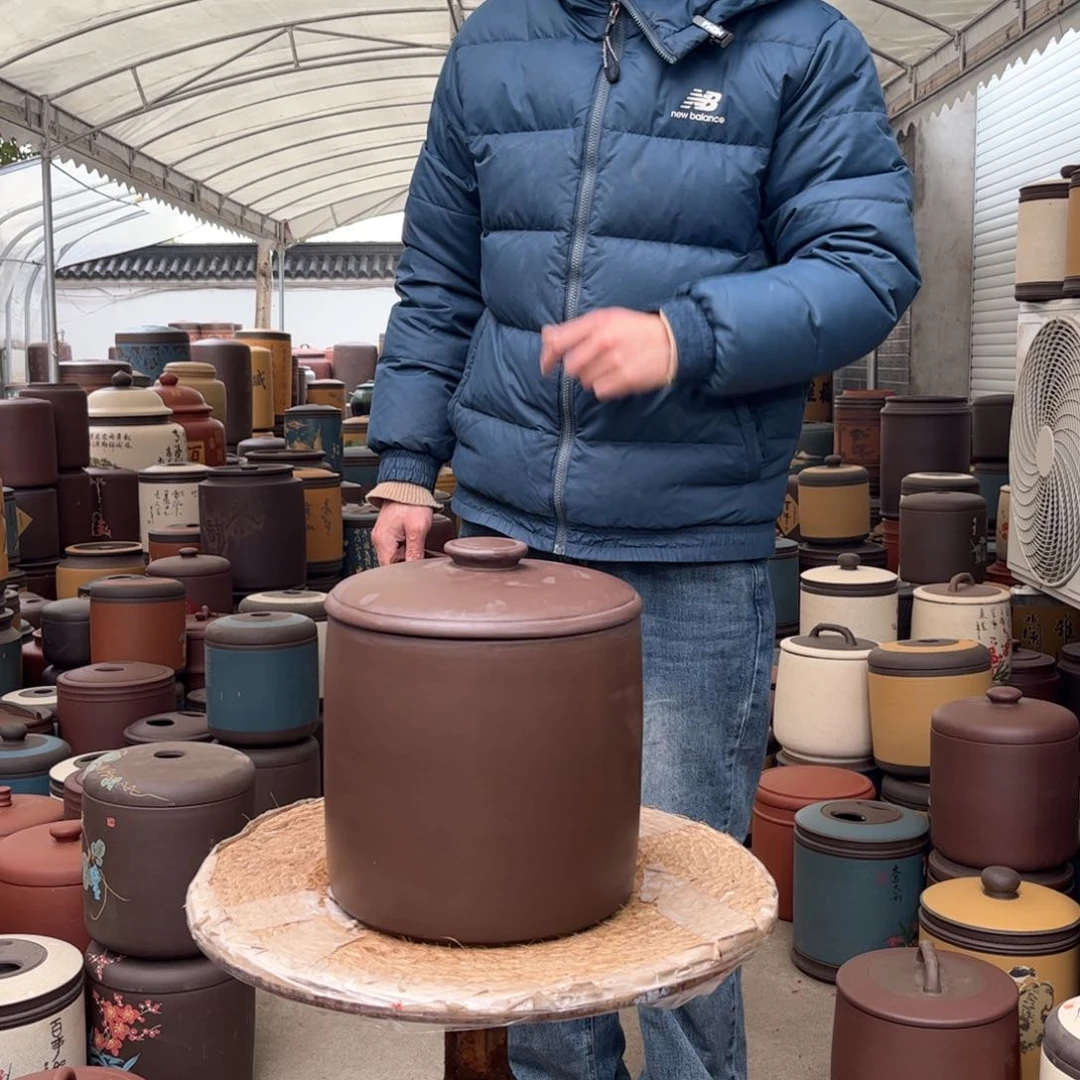 紫砂茶叶罐9 饼茶叶罐