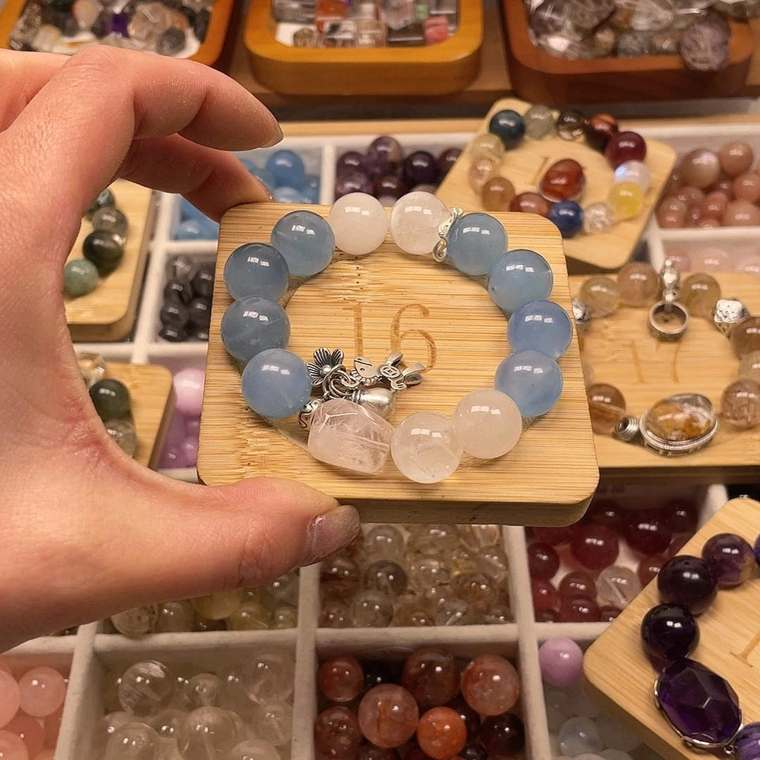 烟晶手链合金小*米