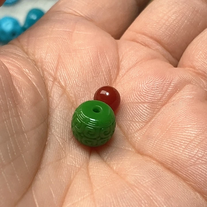 南红玛瑙未镶嵌颈饰