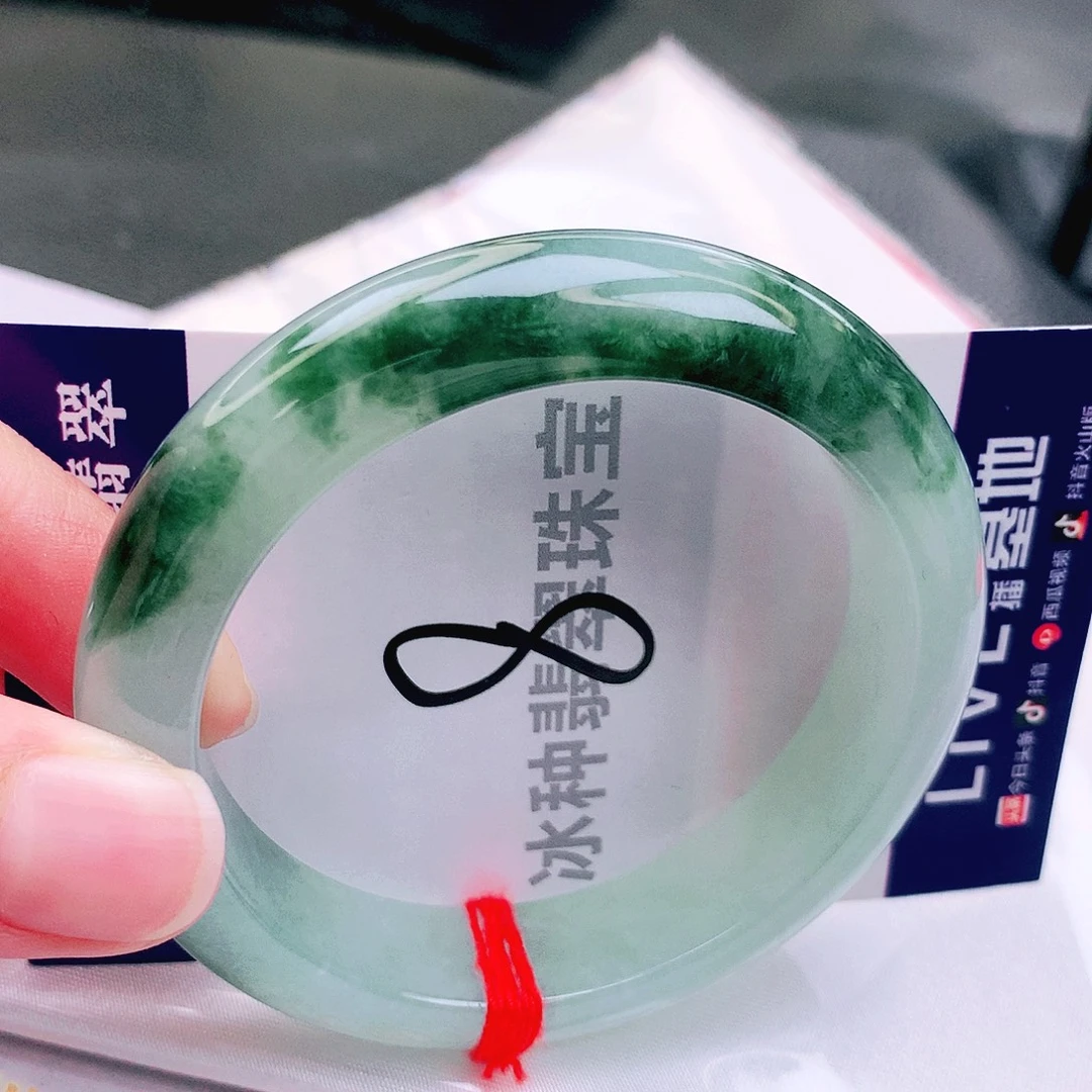 翡翠未镶嵌手镯缅甸天然a货翡翠手镯