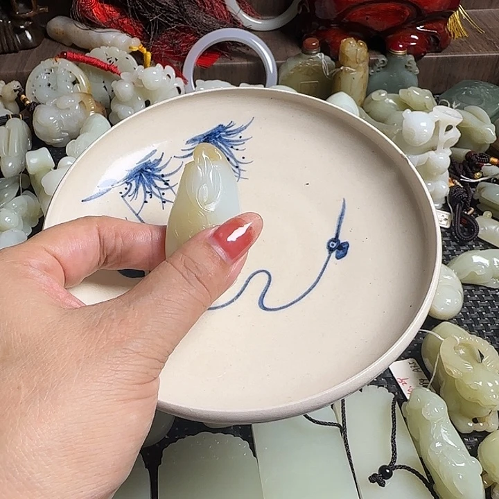 瓷片张*新号开播瓷盘一件