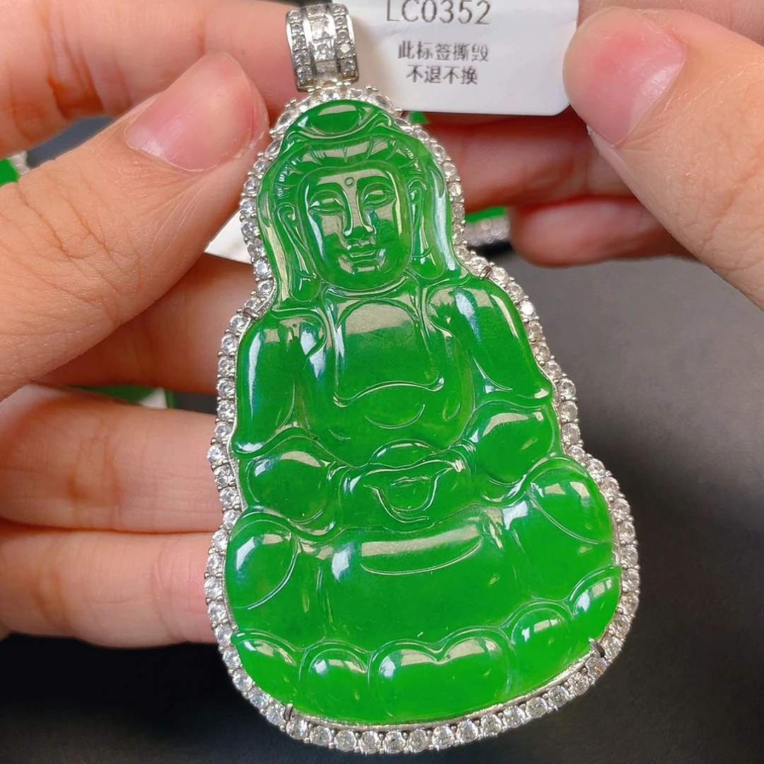 【闪购商品】颈饰银S925镶嵌翡翠翡翠