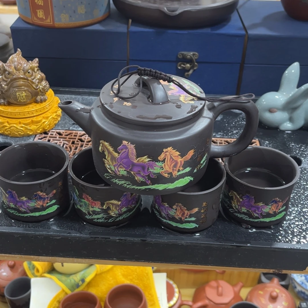 紫砂茶杯紫砂壶一壶4杯