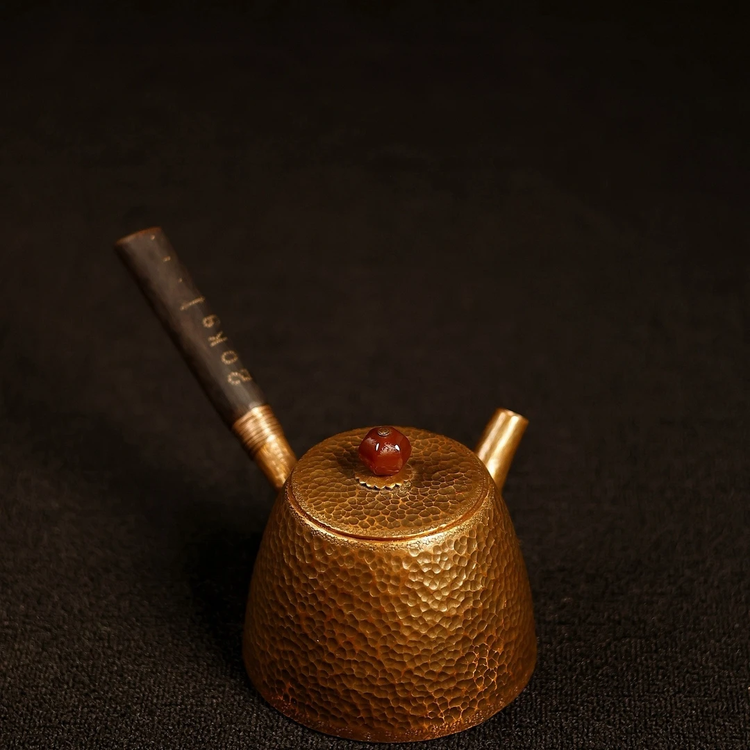 器而不舍秦权600cc一体铜壶习古经典作品器形古朴大方称砣形壶身