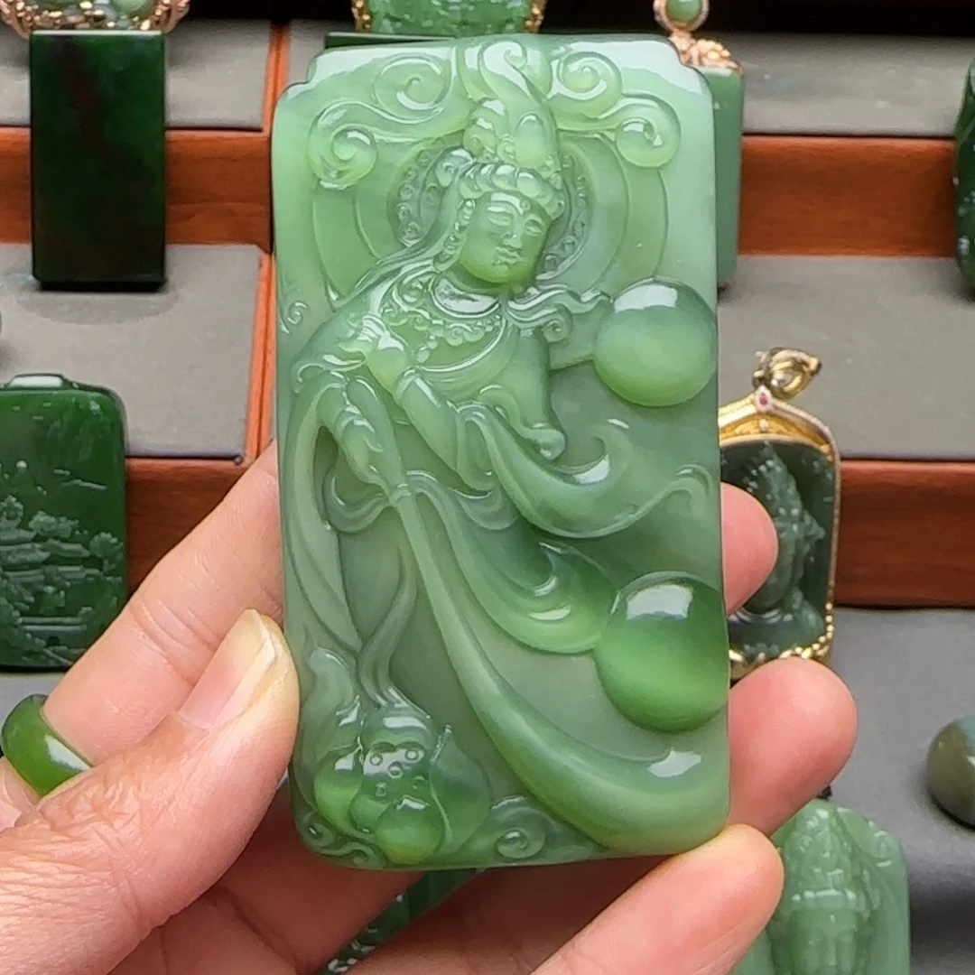 未镶嵌和田玉挂件