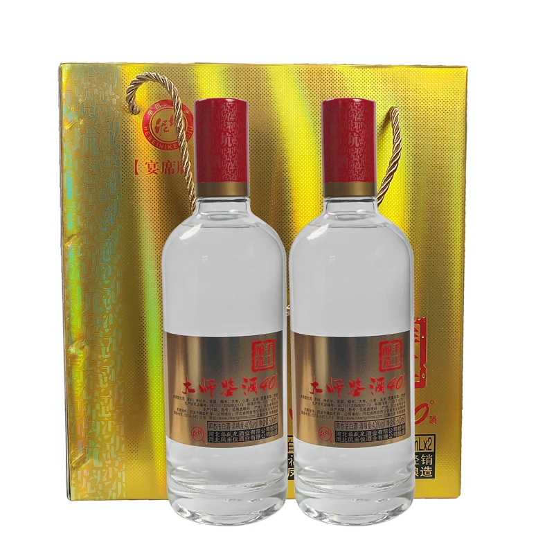 泥坑大师鉴酒浓香型白酒宴席五粮酿固态法优质礼盒装40度500ml/瓶