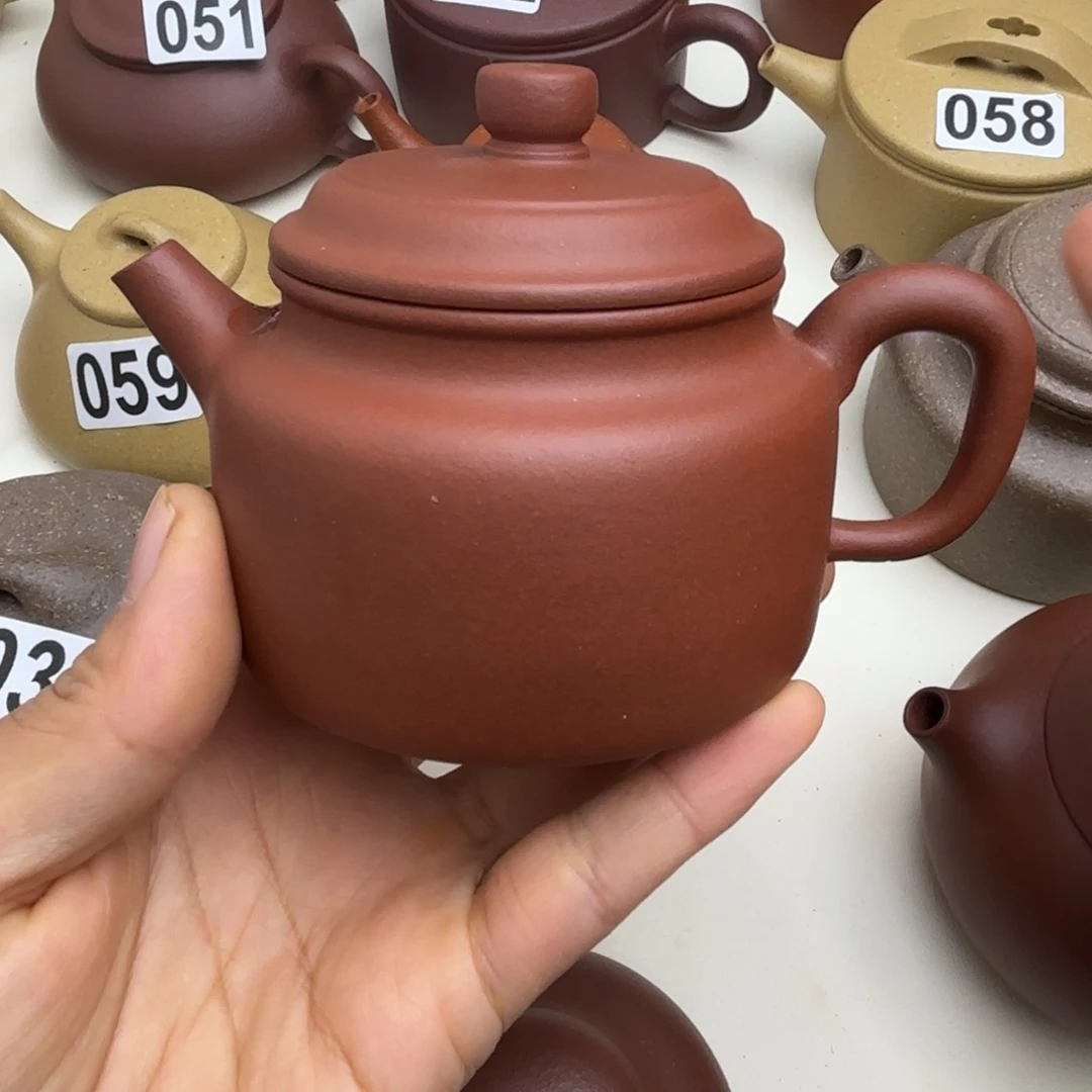 M***林紫砂茶壶紫泥德钟150cc微瑕封釉