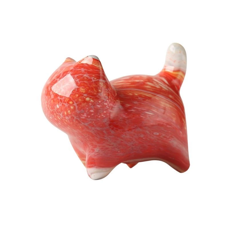 巧木木｜微瑕精致非遗大漆自信猫文玩工艺品摆件猫咪小猫