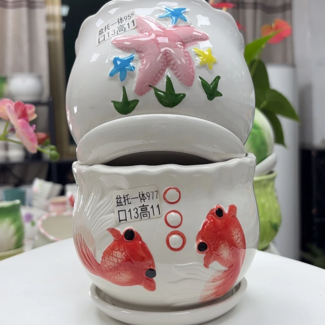 @夏西陶瓷花盆@@5955977