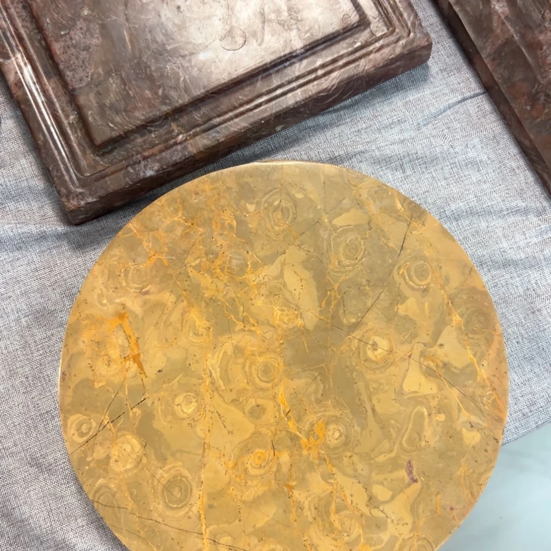 有机玻璃金钱石圆壶承