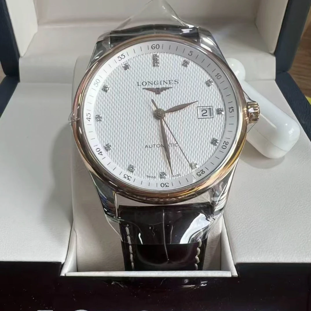 99新 Longines/浪琴 /华/793/40表径/玫瑰金/后配扣