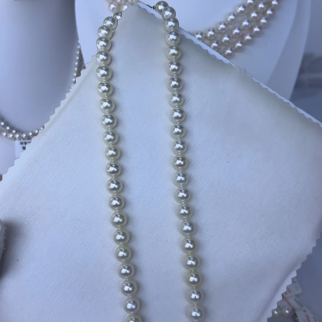 海水珍珠颈饰银S925镶嵌