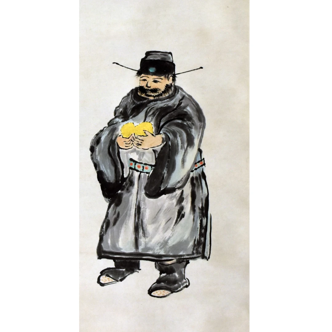 HM4531 钟馗 68.5×33.5cm 纸本立轴 2.1平尺