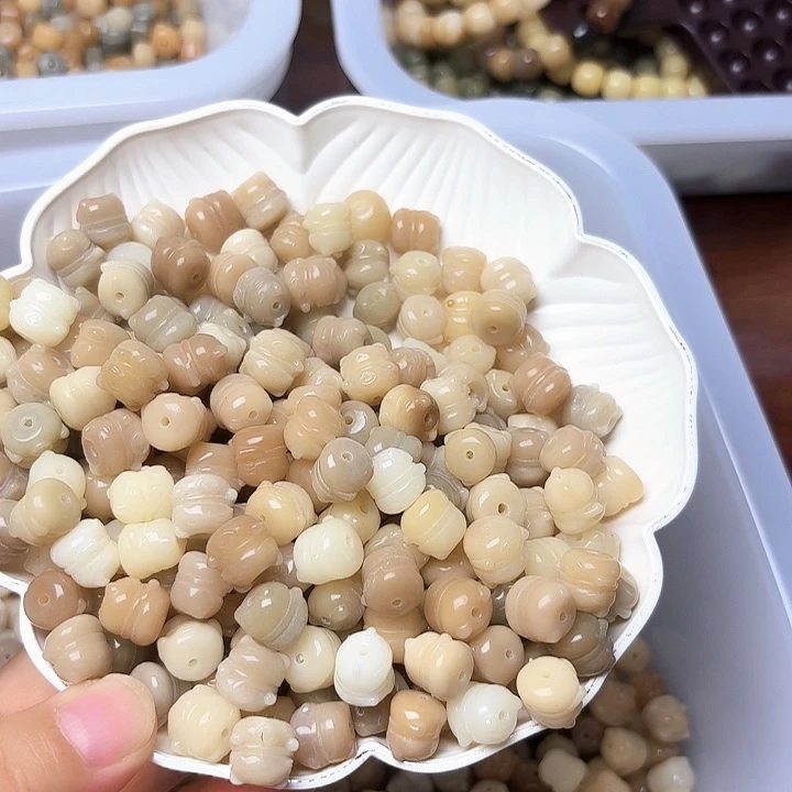 白玉菩提吊坠白玉菩提12雕刻猫头20颗卡灯牌宠10颗