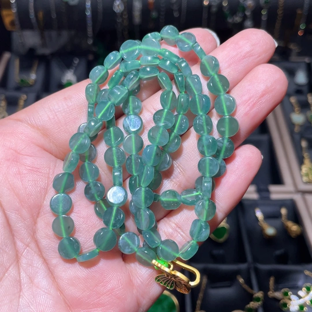 翡翠未镶嵌颈饰天然翡翠