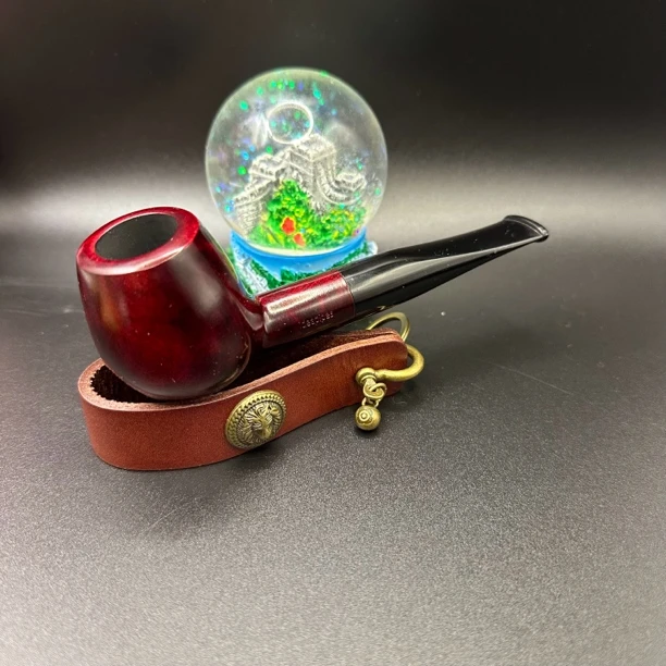 爱迪尔光面石楠木烟斗