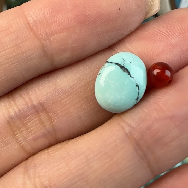 乙***-南红玛瑙未镶嵌配饰