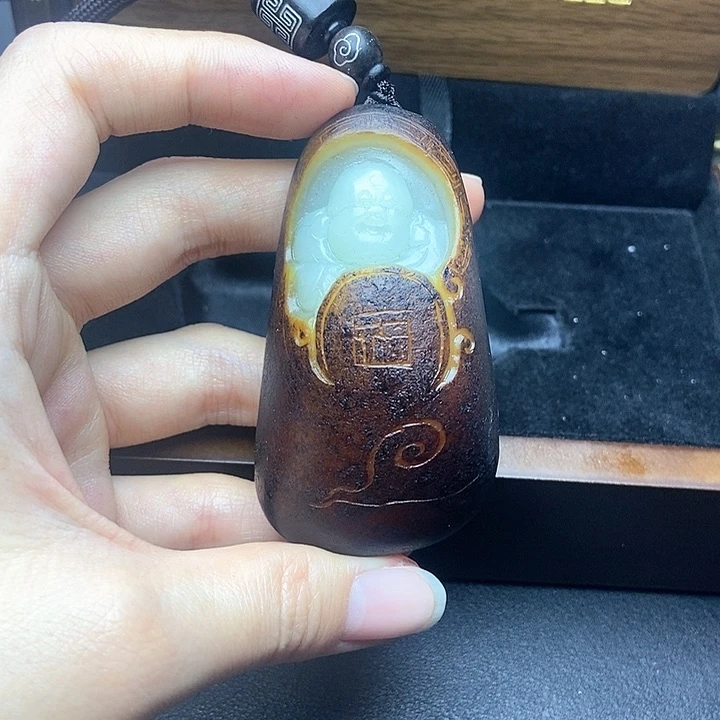 和田玉挂件未镶嵌N