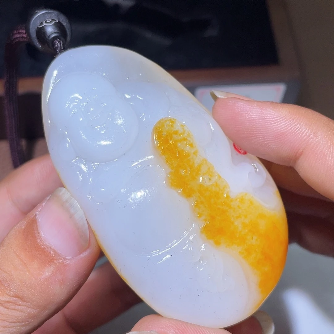 和田玉未镶嵌颈饰D1