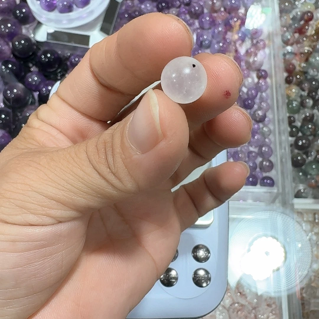 水晶手链未镶嵌蓝月光单珠10.9mm