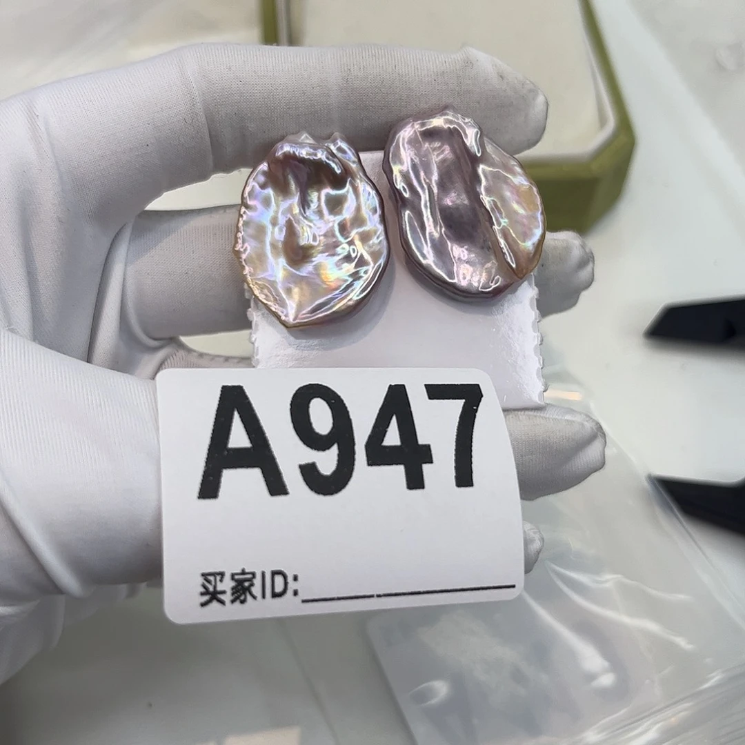 淡水珍珠耳饰银S925镶嵌