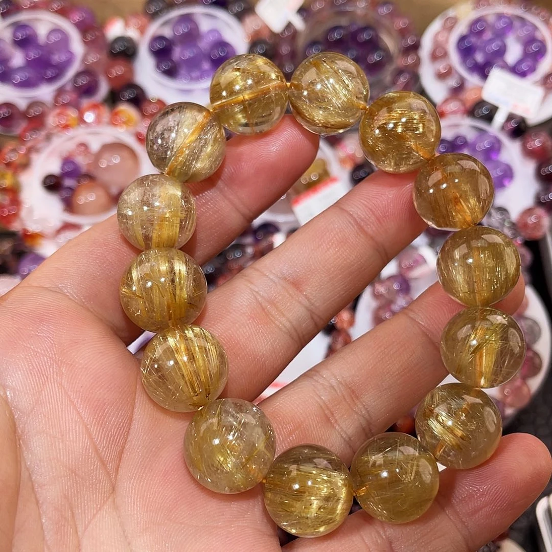 未镶嵌水晶手串16.5