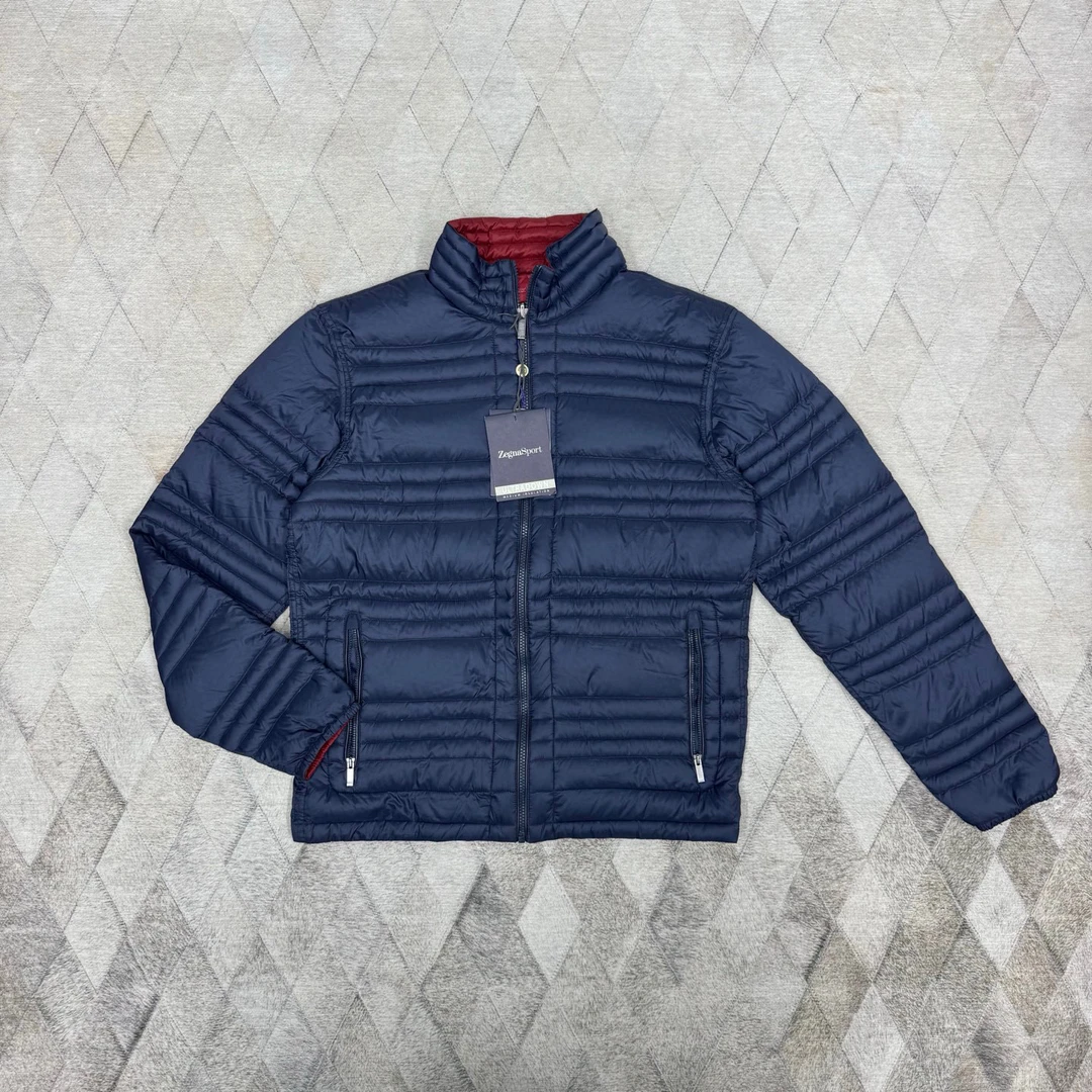 未使用 ZEGNA 杰尼亚 134556 双面羽绒夹克 尺码L码
