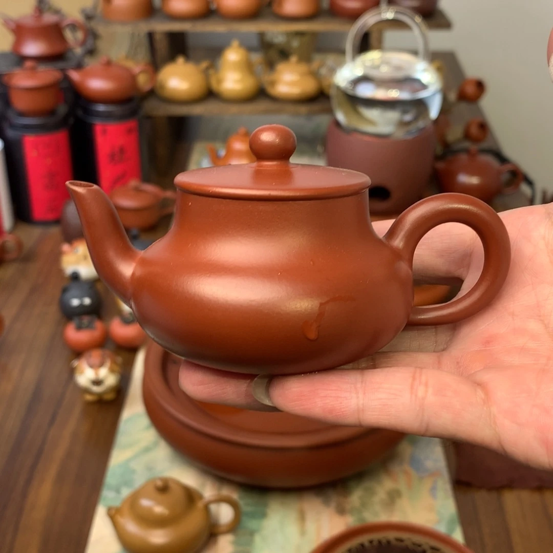 潮州手拉壶平盖君德100ml