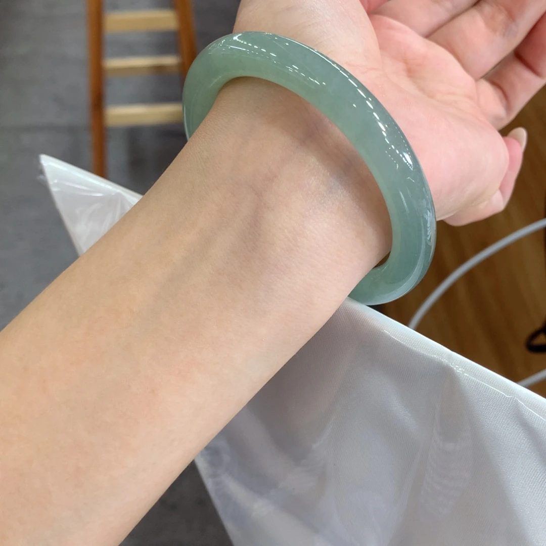 翡翠未镶嵌手镯天然Ａ货翡翠57