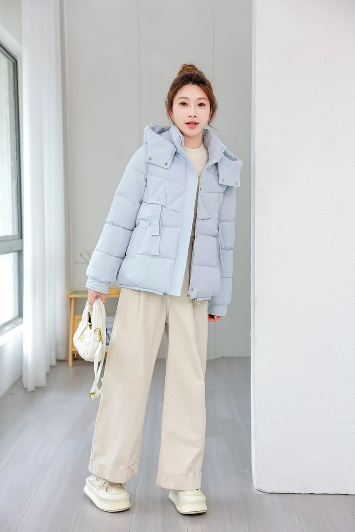 时尚短款甜美棉服2025新女款冬季洋气加厚棉袄保暖棉衣外套