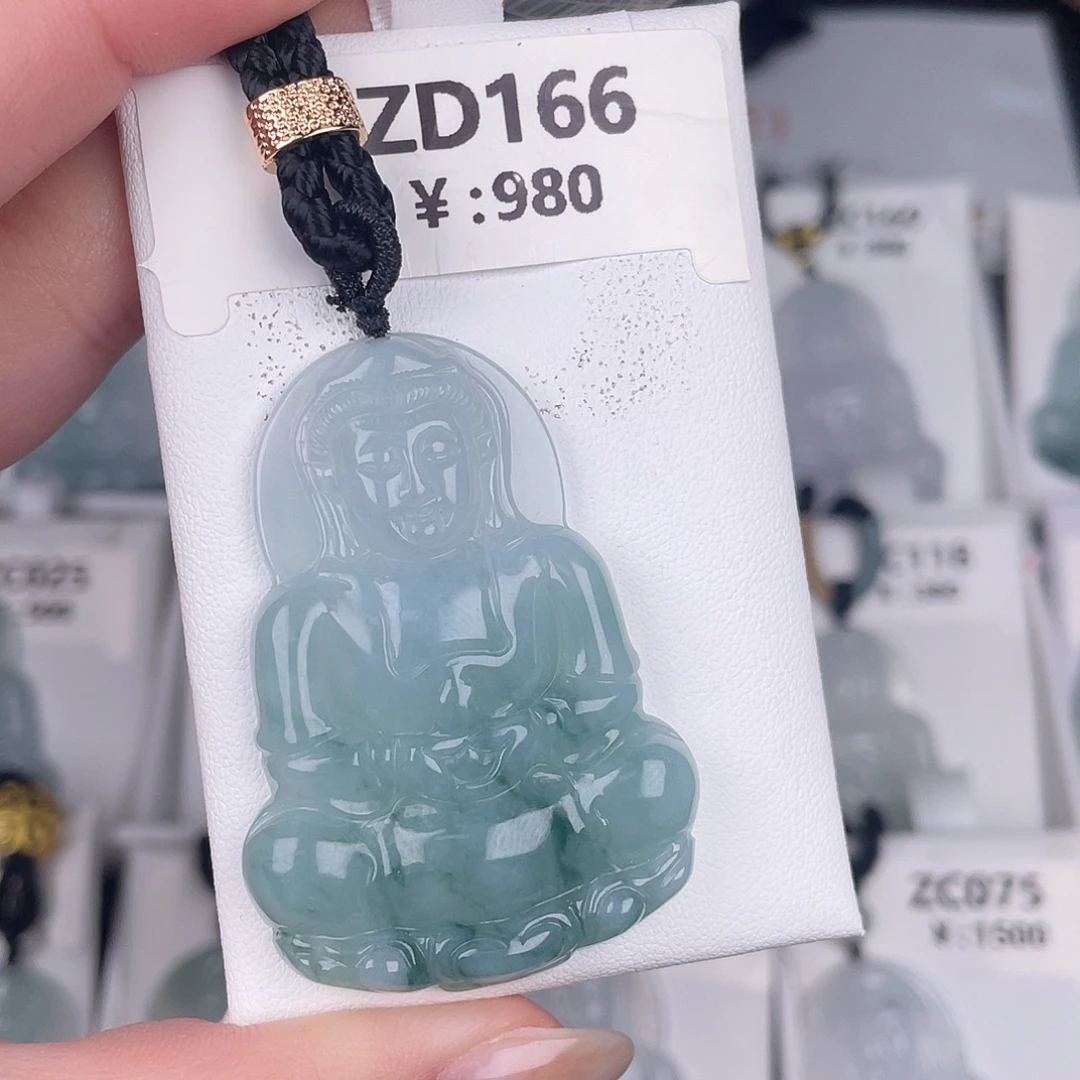 翡翠未镶嵌颈饰zd166